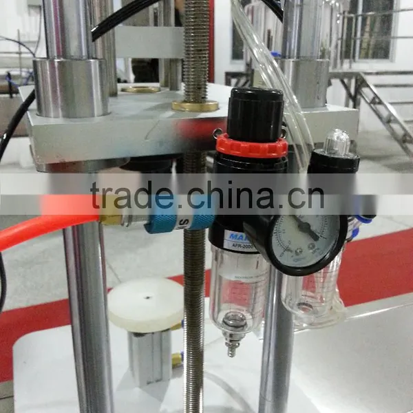 2015 JF XG-Q Pneumatic Perfume Bottle Spray Cap Crimping Machine photo-2