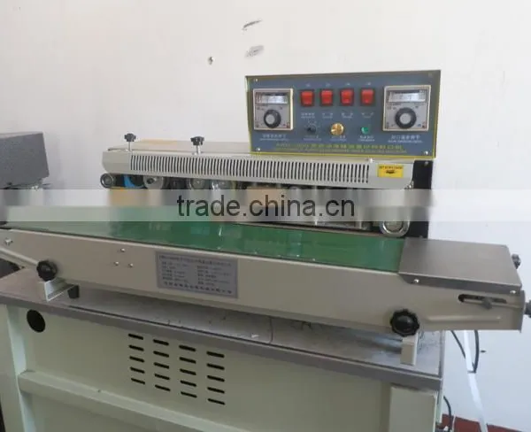 Three Row Printing Plastic Bags Sealing Machine With Good Quality photo-4