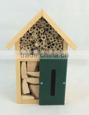 BSCI Factory Nature Wooden Insect House,bee House With Stick,ladybird Hotel photo-2