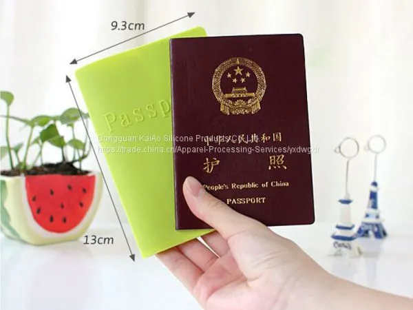 Custom Color Silicone Soft Passport Protective Peel