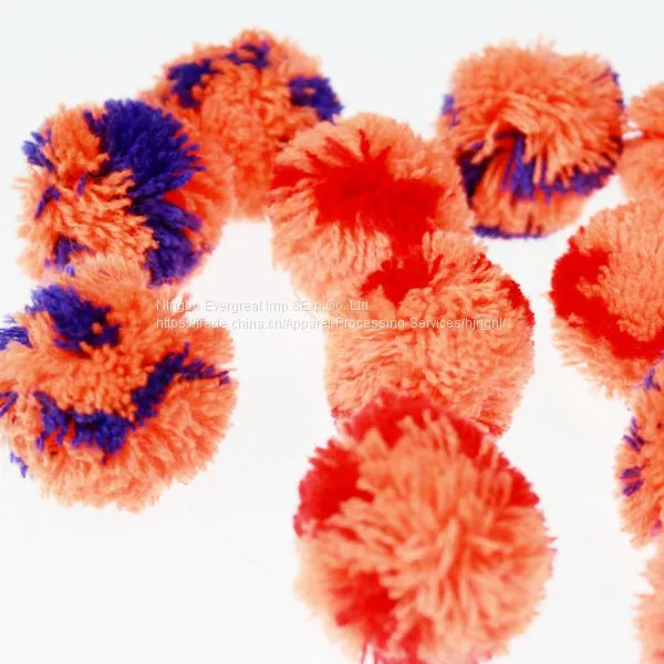 Multi Color Cashmere Pompom photo-2