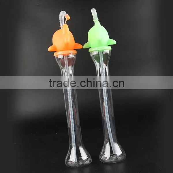 Puffer Shape Plastic Beach Cup With Straw photo-6