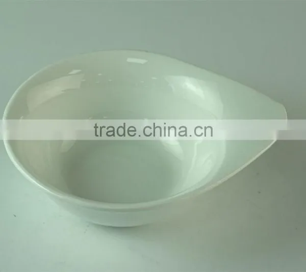 Good Quality White Relish Ceramic Soup Bowl photo-2