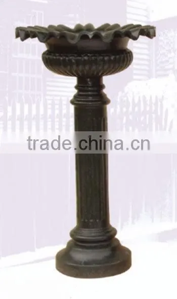 Trade Assurance Big Black Cast Iron Garden Pot,garden Big Pots,garden Flower Pots photo-2