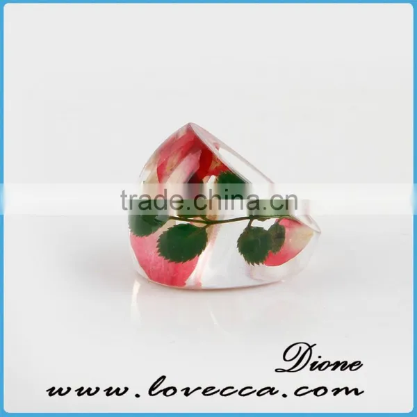 Botanical Jewelry Real WildFlower Nature Flower Resin Rings photo-6