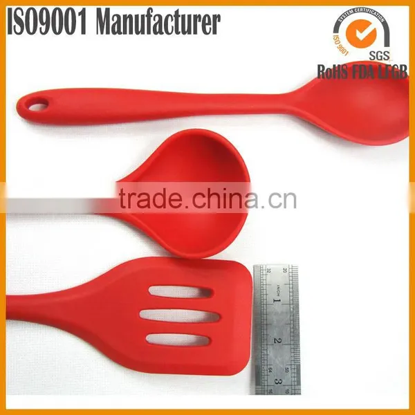 Silicone Turner Spatula Spoonula Mixing Spoon Slotted Spoon Ladle Kitchen Cooking Set Silicone Kitchen Utensil Set photo-6