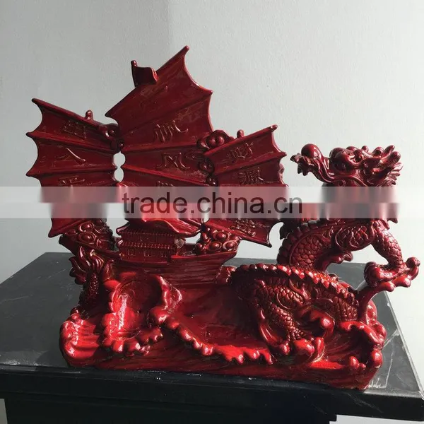 Resin Sailing Boat Sculpture photo-4