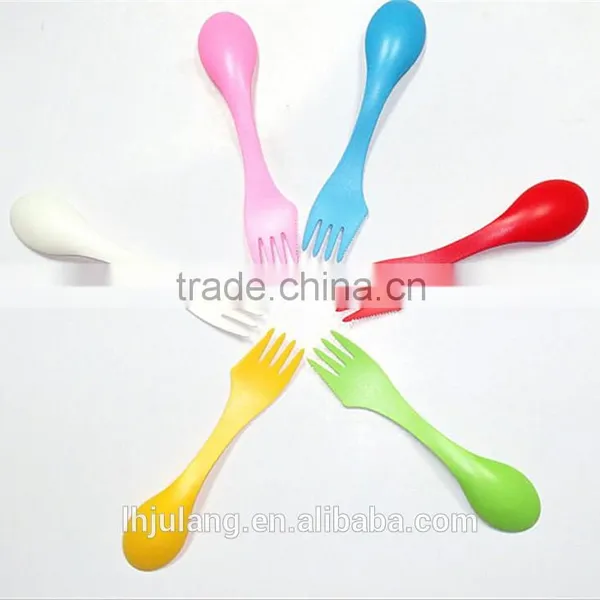 Useful Functional Plastic Fork and Spoon Set/plastic Spoon and Fork photo-2