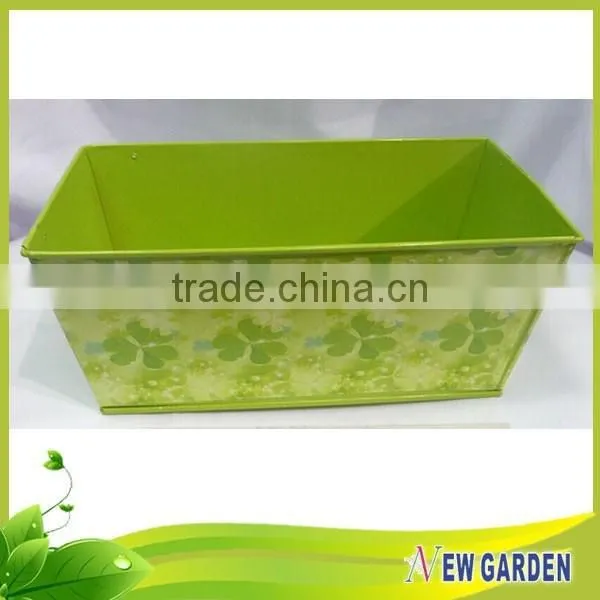 High Standard Cheap Round Balcony Metal Plastic Hanging Basket Pots photo-5