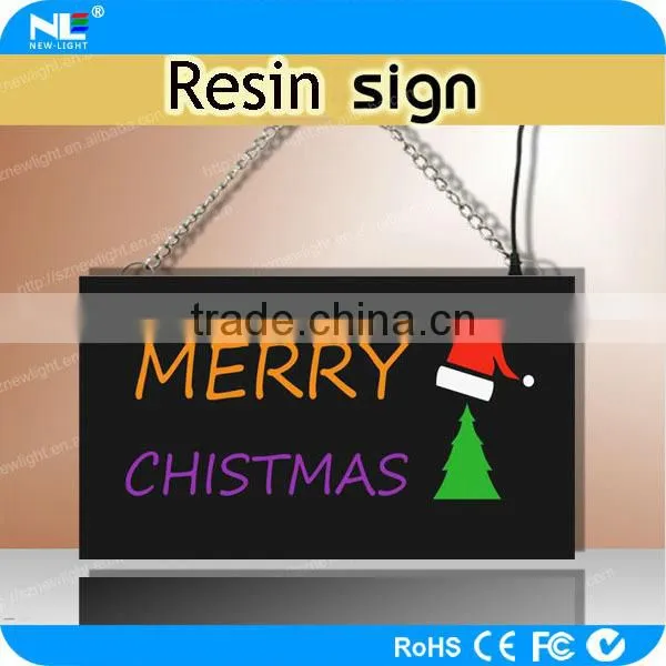 Customized Full Color LED Super Bright Backlit Illuminated Neon Epoxy Resin Sign photo-6