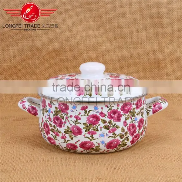 Best Selling Multi-functional Ceramic/ Enamel Stew Pot / Cooking Set With Full Decal photo-4