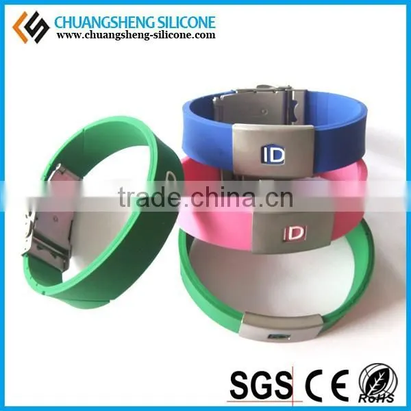ID Bracelet With Silicone Material for the Old and Chirldren photo-6