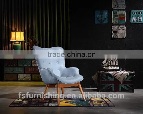 YYA039 Nordic Wood Armchair Meeting Chair Leisure Chair/Nordic Furniture/simple Japanese Style Oak Solid Wood Dining Chair photo-4