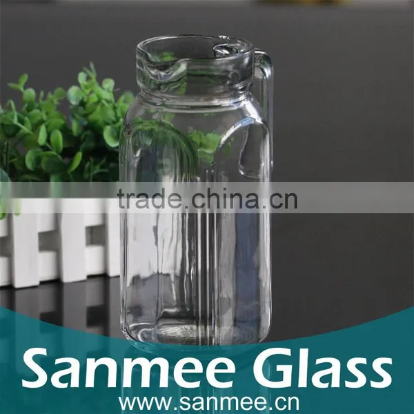 Imported Russian Vodka Glass Water Jug With Lid photo-2