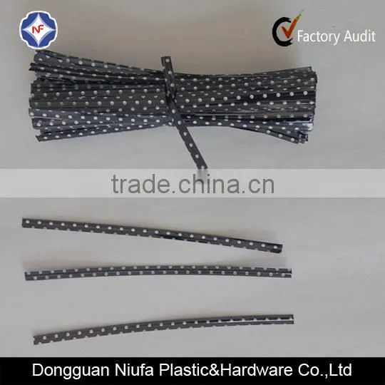 Hot Sell Precut PET Decorative Plastic Coated Twist Tie / Binding Ties photo-2