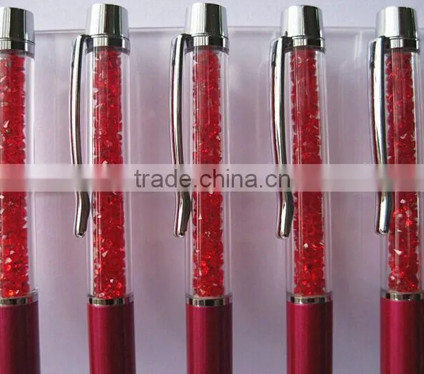 Competitive Price Crystal Diamond Ball Pen for Wedding photo-3