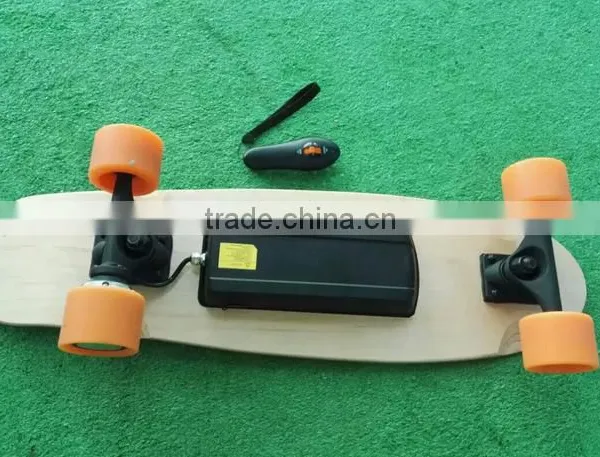 Wholesale Lithium Battery 4 Wheel Maple Sport Electric Skateboard 1200W Brushless Motorized Skateboard/Blue Teeth photo-3