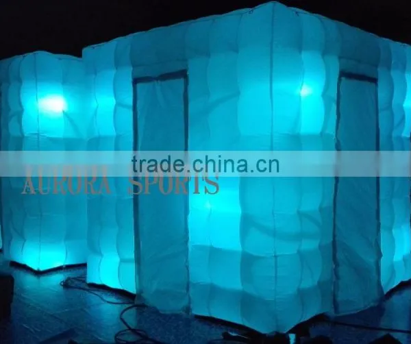 Factory Hot Sale Inflatable Portable Photo Booth LED Lighting Advertising Inflatable Wall As Inflatable Photo Studio photo-5