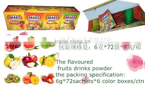 Halal Passed Flavoured Assorted Fruits Juice Powder photo-3