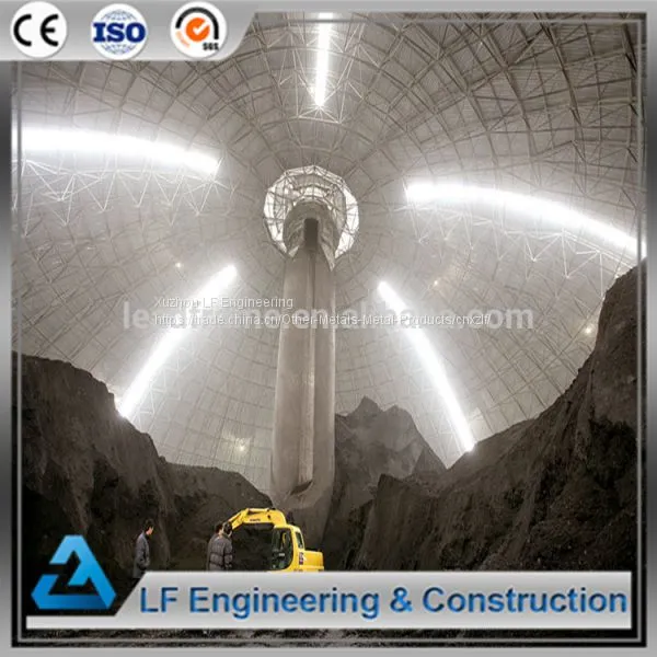 Provide Steel Space Frame Structure Barrel Vault Coal Storage photo-3