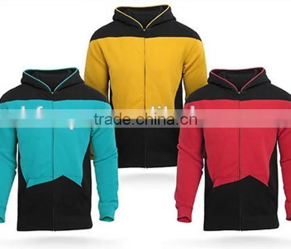 Plain Custom Dri Fit Zip Up Hoodies Wholesale photo-2