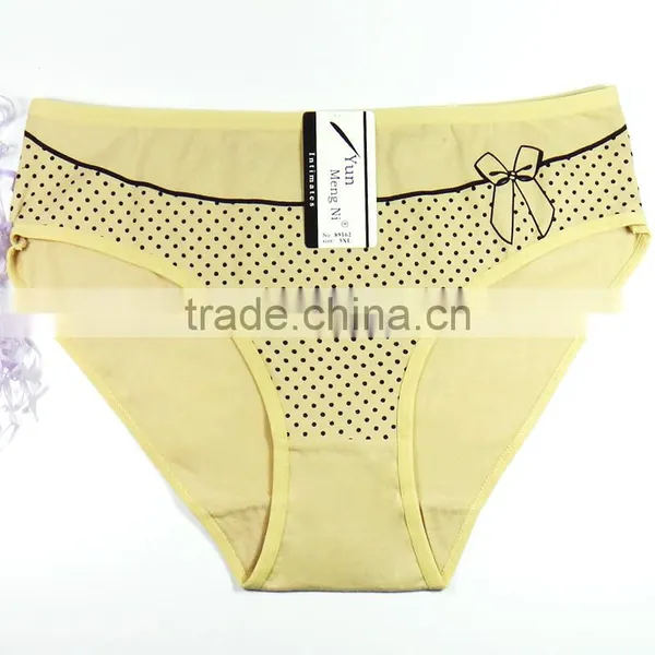 Big Size XXL/XXXL/XXXXL Underwear Fancy Printing Cotton Briefs Sexy Women Panties photo-2