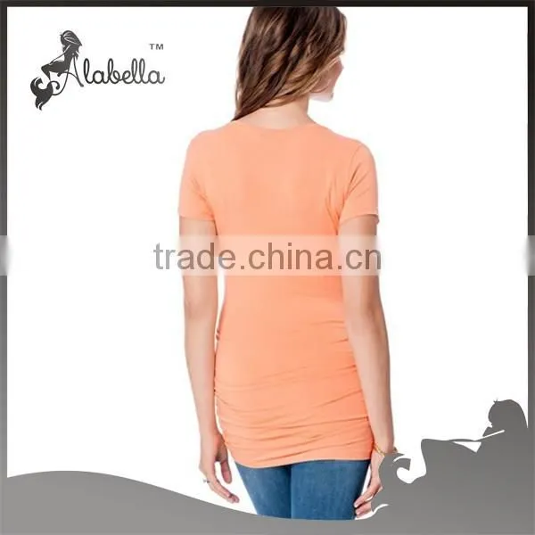 2015 Wholesale Blank Maternity t Shirts,pregnant Blank T-shirt photo-2