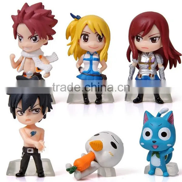 Wholesale Cartoon Anime Souvenirs Toy the Fairy Tail Figure Keychain for Children Gift photo-4