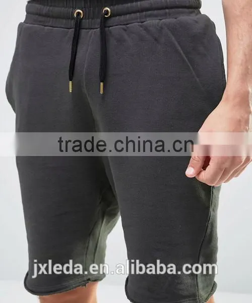 Fashion Hip Hop Design Summer Grey French Terry Sweat Shorts Custom photo-3
