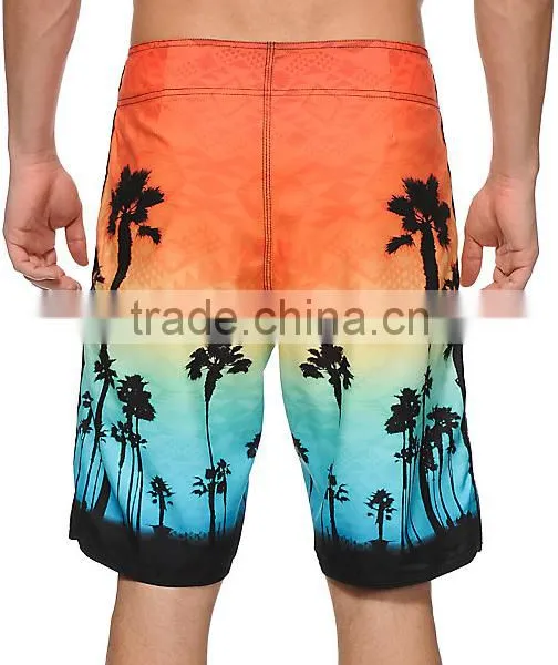 HOYUGO Highlight Palm Tree Boardshorts Wholesale Mens Boardshorts BS0003A photo-2