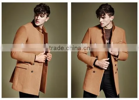 Vintagel Wool Men Coat Winter Coat photo-3