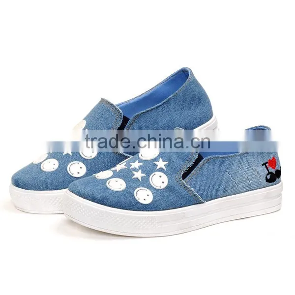 Newest China Canvas Shoe Woman Trainers Shoes 2017 photo-5