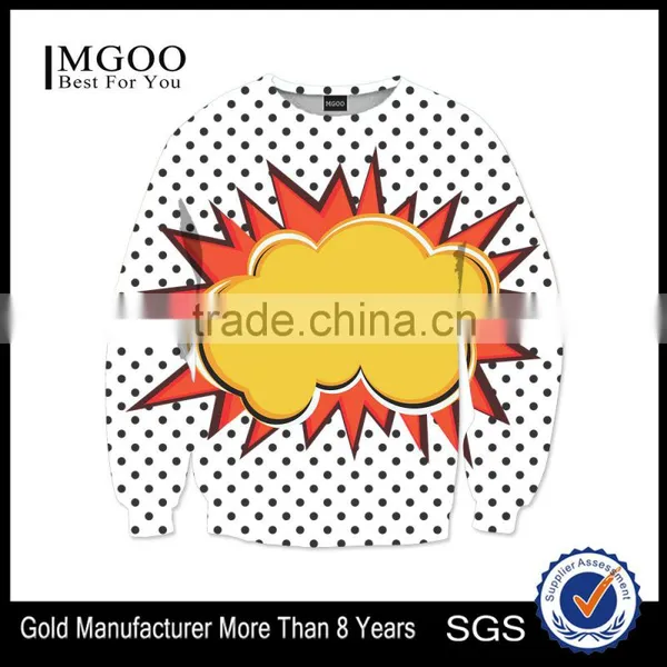 MGOO New Design Christmas Sweatshirt For Men Snow Season Clothing Sublimation Print Crew Neck Sweatshirt photo-4