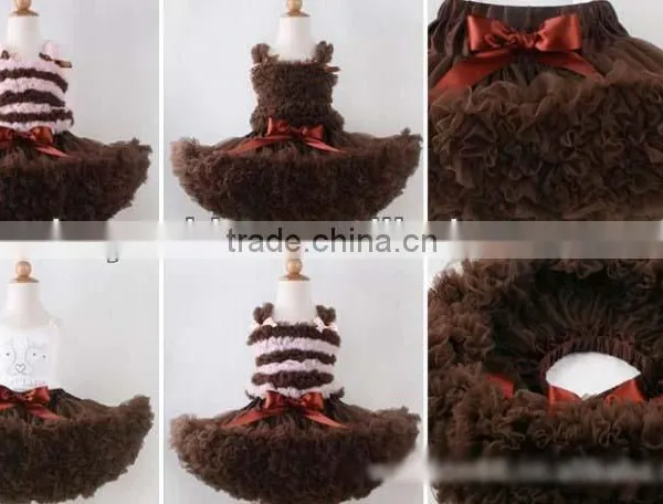 Sweet Charming Chevron Girls Pettiskirt Lovely Baby Fluffy Pettiskirt Wholesale photo-4