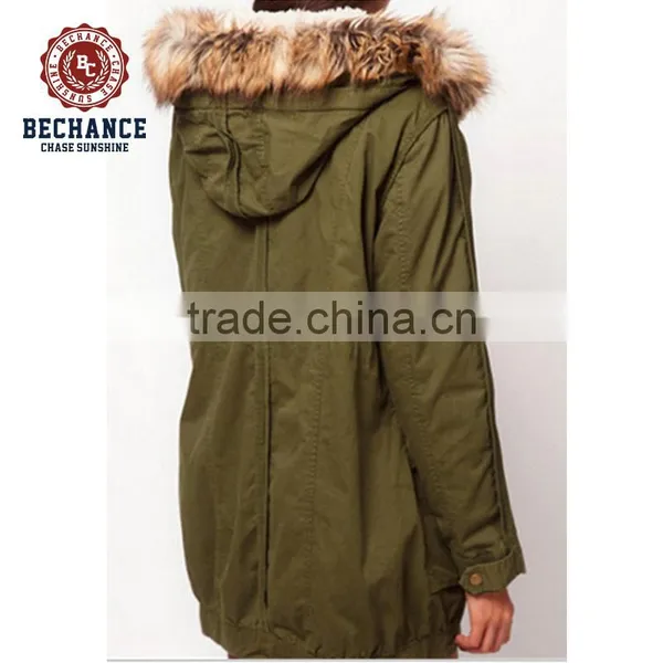 Fashion Ladies Winter Coats Woman Padded Jackets Middle-long Thick Hooded Parka Jacket for Wholesale Clothing photo-2