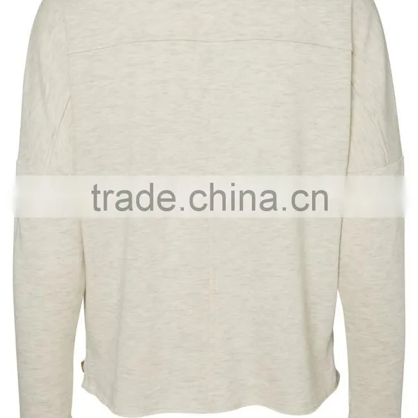 2016 Winter Wholesale Women Long Sleeved Sweat100% Cotton Plain Cheap Fleece Hoodie photo-4