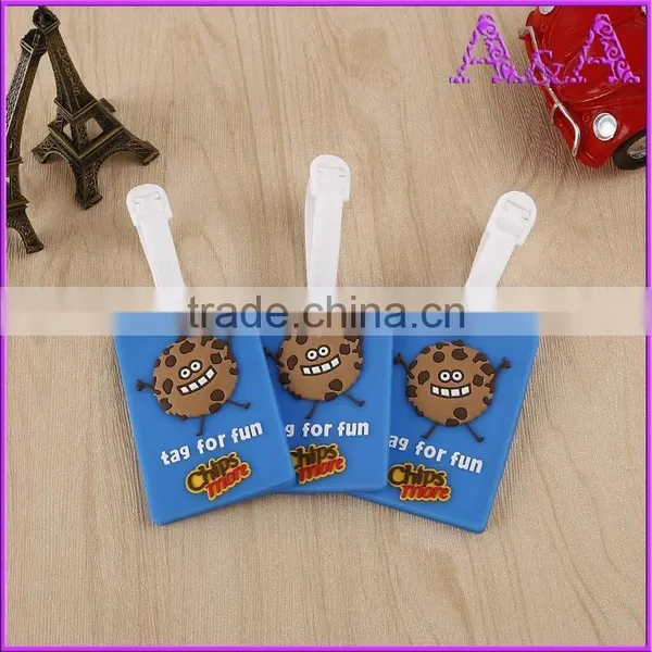 Personalized Luggage Tag Maker Wholesale Custom Logo Cheap Bulk Travel Airplane Soft Pvc Luggage Tag photo-5