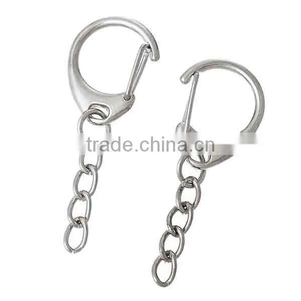 Custom Silver Tone Lobster Clasps For Key Rings Chain photo-3