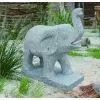 Garden Elephant Stone Statue photo-2