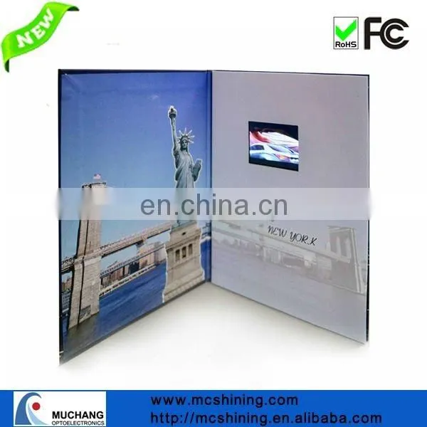 Lcd Greeting Card Video Invitation Card Supplier