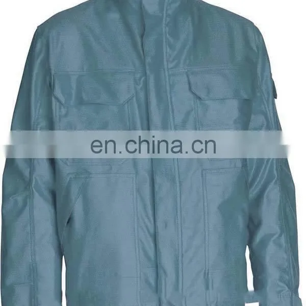 Protective Eco Friendly EN11611 Flame Resistant Jacket for Welders Uniform photo-4