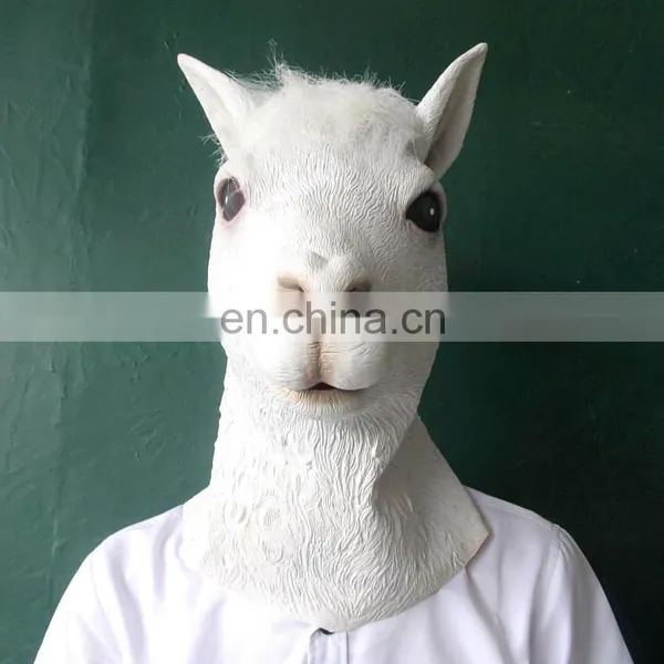 Fashion Masquerade Party Cosplay Funny Various Christmas Horse Hand Masks With Skin-Friendly photo-3