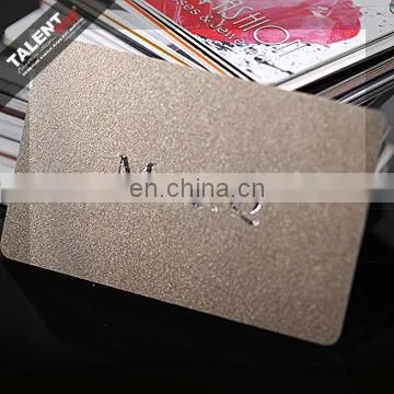Custom Stamping Laser Gold VIP Business Hard Plastic Card photo-3