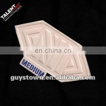 Custom Emboss Jeans Brand Name Logo Leather Patch Tag photo-6