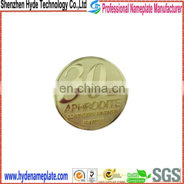 With Fashion Design Badge Logo, Metal Luggage Label to Print