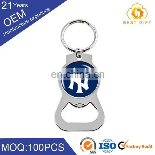 Custom Enamel Beer Bottle Opener Keychain photo-2