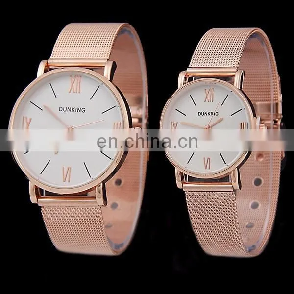 Newest Style Western Mens Wrist Watch Gold Watch