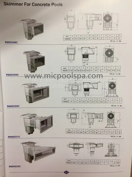 Round PVC Main Drain, Pool Drain, Pool Accessories, photo-2