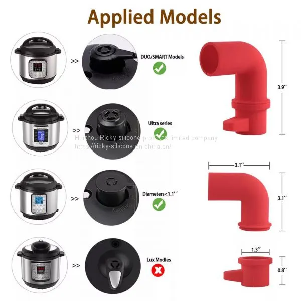 Pressure Cooker Steam Diverter Release Accessory Silicone Instant Pot Steam Release Pipe Cooking Kitchen Accessories photo-2