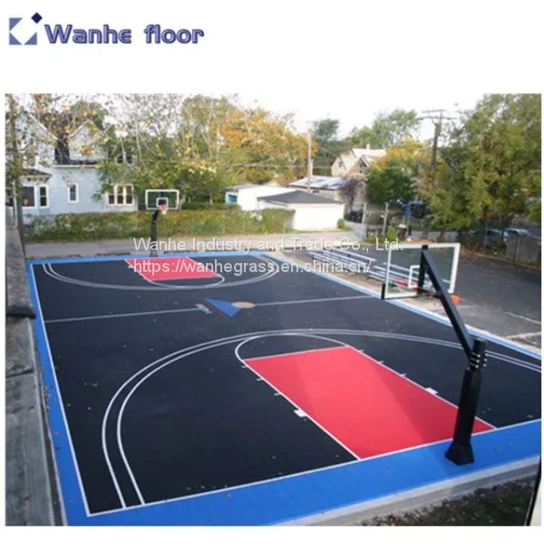High Quality PP Plastic Sports Court Indoor Basketball Field Flooring for Sale photo-2